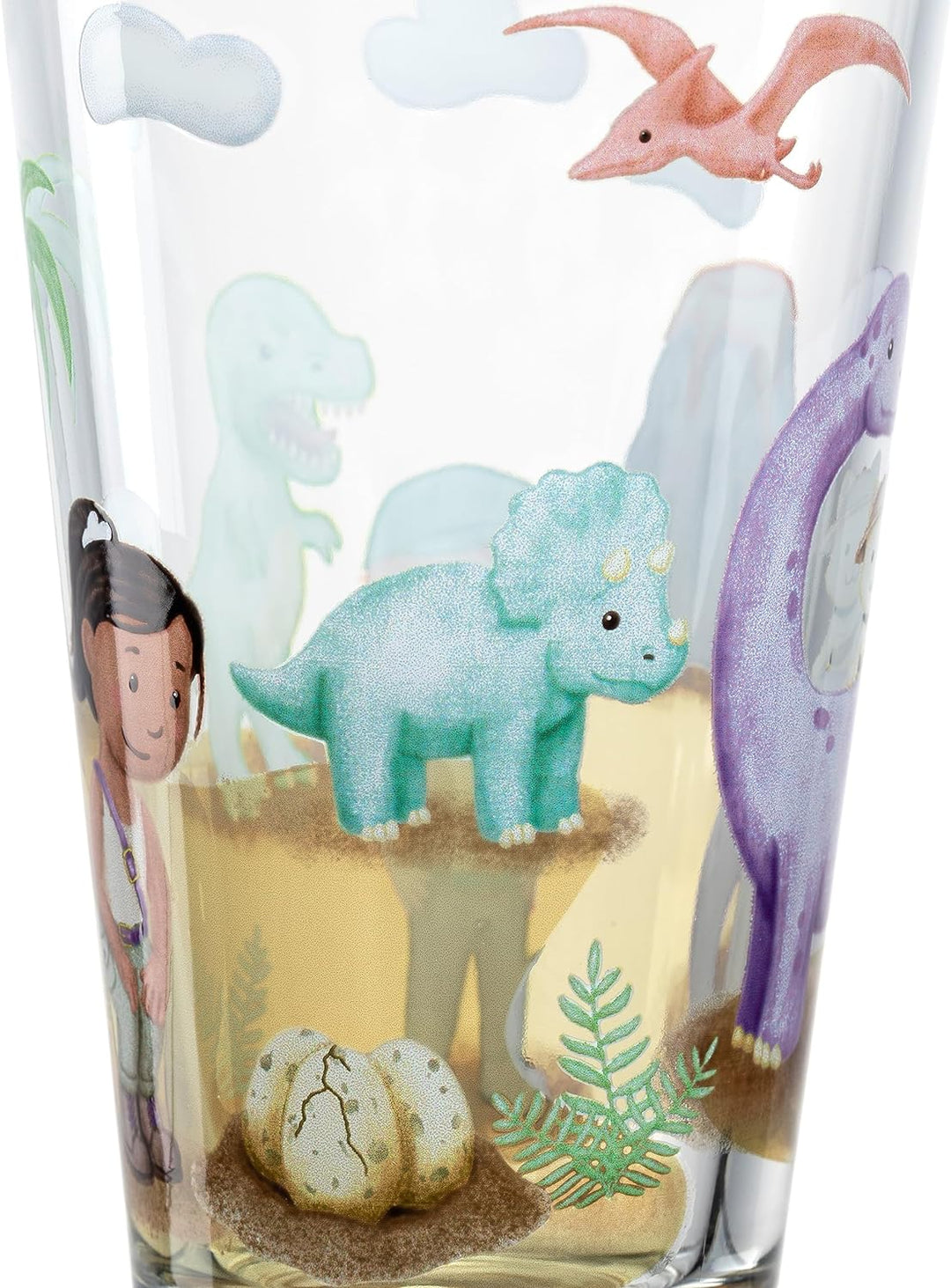 LEONARDO Bambini Avventura Trinkbecher-Set 6-teilig - Kindergläser mit Motiv aus hochwertigem Glas -