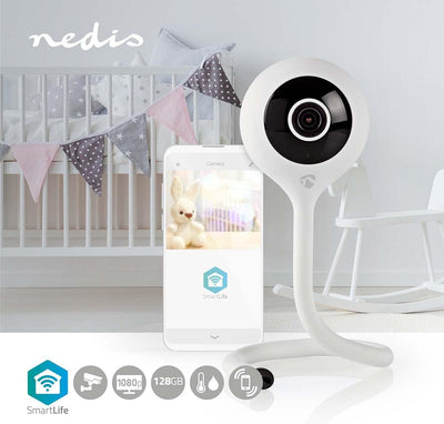 Nedis - WLAN Smart IP-Kamera - Klimasensor - FULL HD 1080p - App-Steuerung - Klimasensor, Umgebungst