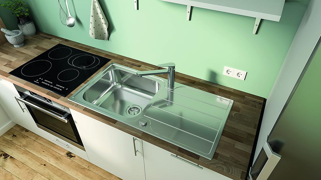 GROHE Start Curve - Einhand- Spültischarmatur (Einlochmontage, langlebige Oberfläche, Schwenkbereich