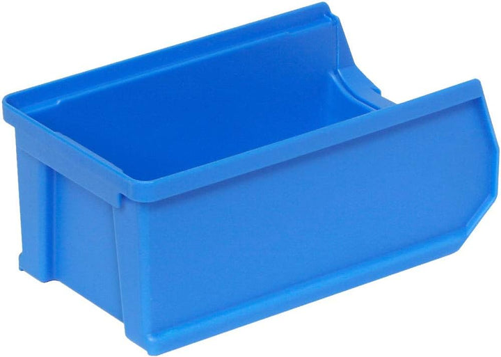 BRB Set - 25x Sichtstapelkästen PROFI LB5, blau, Inhalt 0,85 Liter, LxBxH 175x100x75 mm inkl. 3 verz