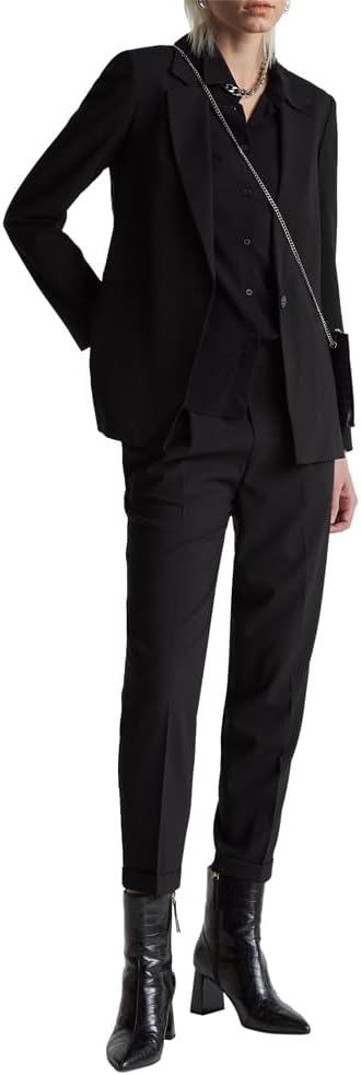 United Colors of Benetton Damen Giacca 2962dw00h Jacke 36 Schwarz, 36 Schwarz
