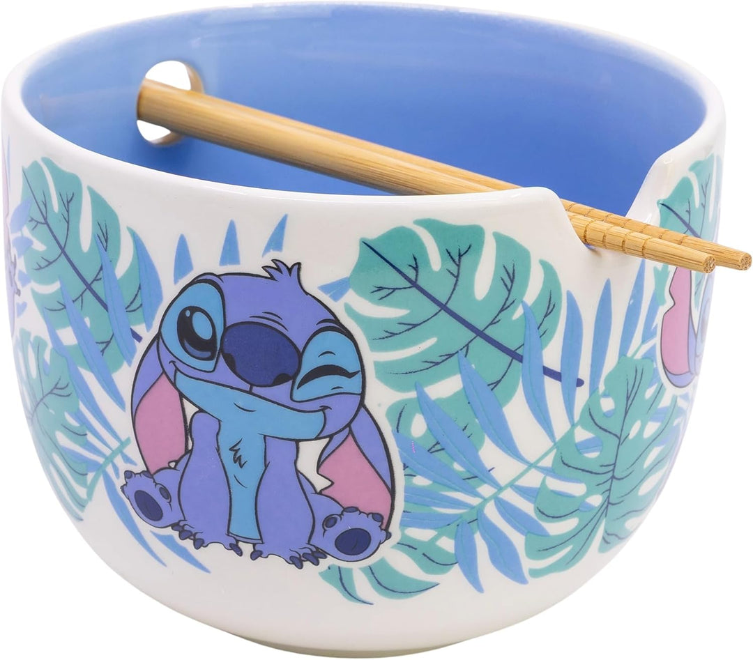 Lilo & Stitch Ramen Bowl with Chopsticks Stitch Aloha Bunt, Bunt
