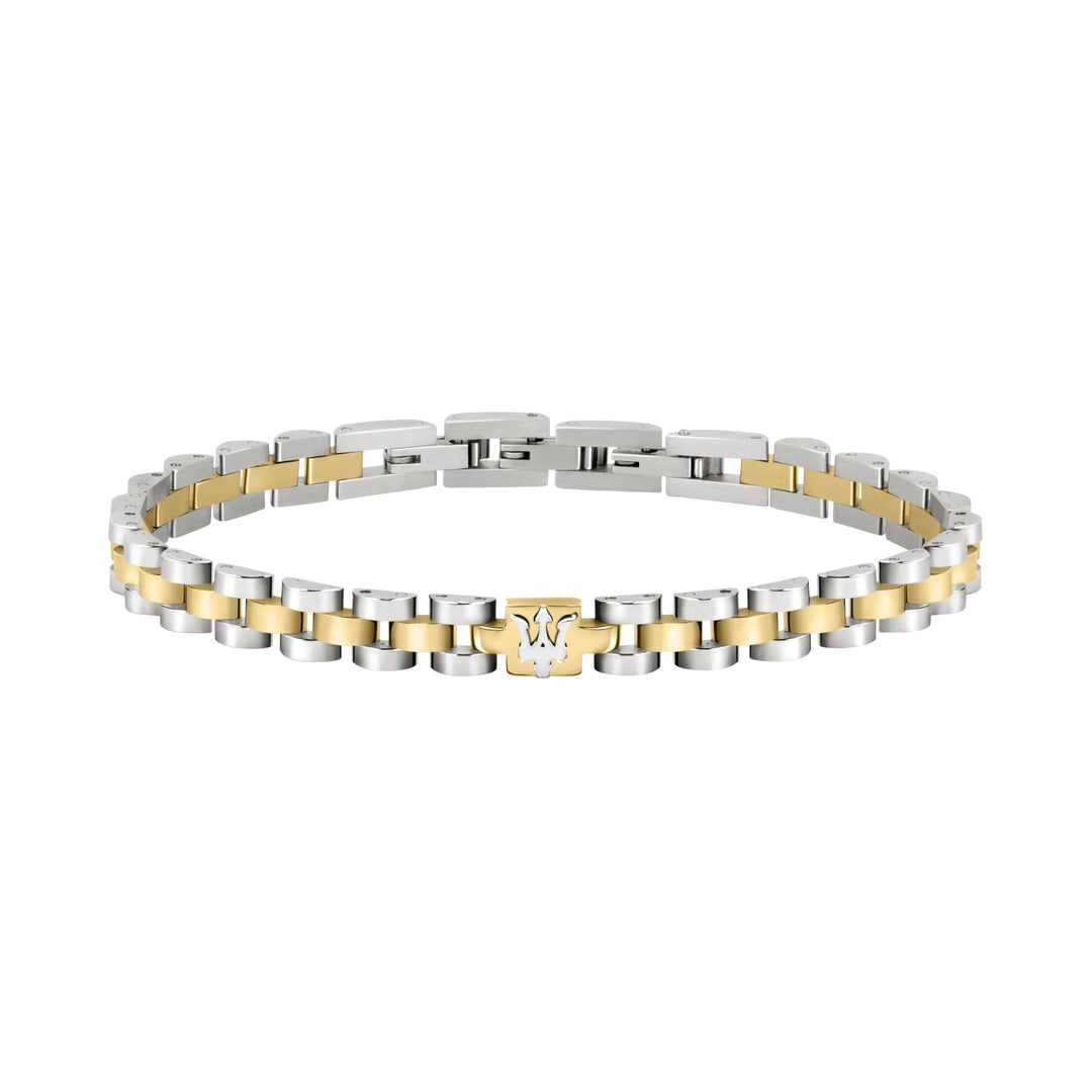 Maserati Maserati Jewels Herrenarmband, 21 cm, aus Edelstahl, PVD - JM320AST09