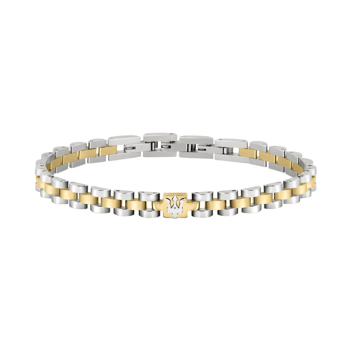 Maserati Maserati Jewels Herrenarmband, 21 cm, aus Edelstahl, PVD - JM320AST09