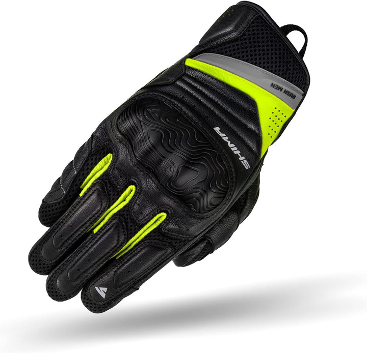 SHIMA RUSH Motorradhandschuhe - Atmungsaktive, Verstärkte, Stadt, Sommer, Touchscreen Handschuhe mit