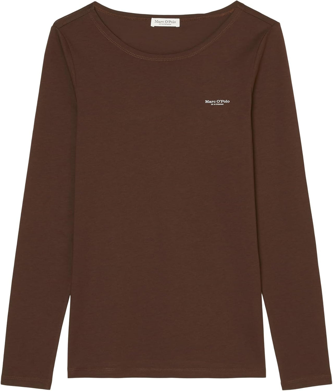 Marc O'Polo Damen Langarmshirt aus Bio-Baumwolle mit U-Boot-Ausschnitt XL 779, XL 779