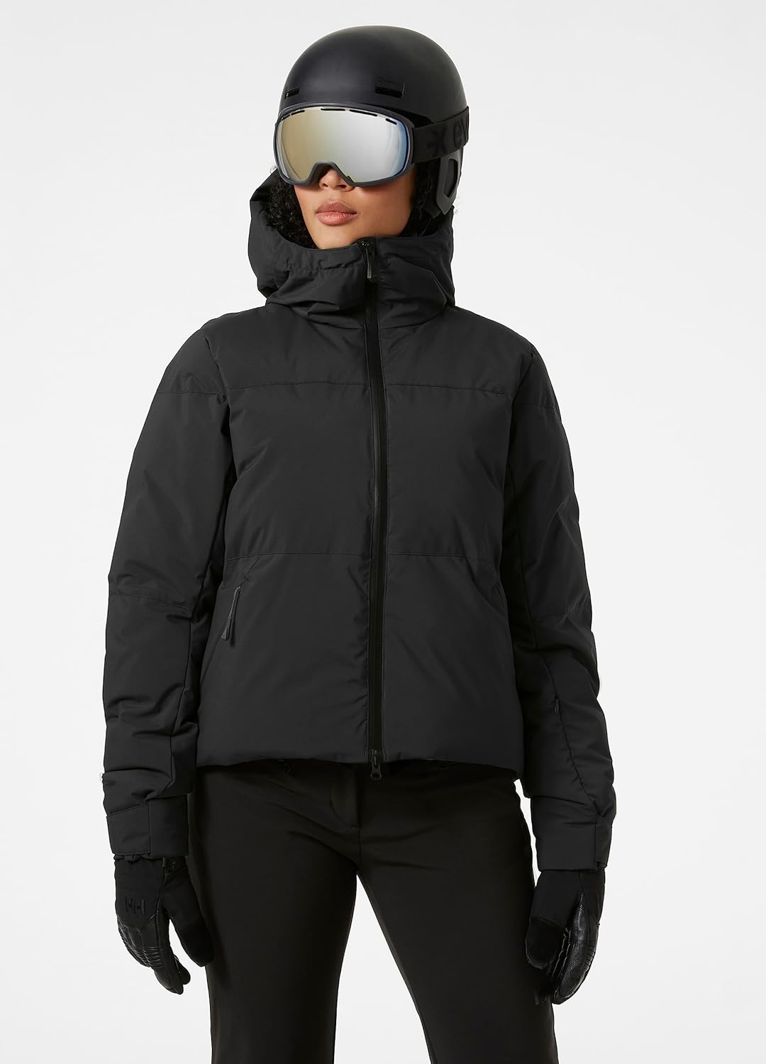Helly Hansen Damen Nora Kurze Puffy Skijacke XL Schwarz, XL Schwarz