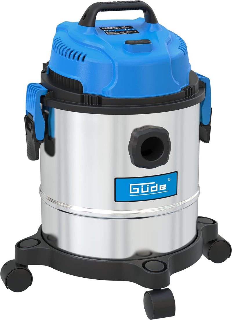 Güde 12 L 17000, NASS-TROCKENSAUGER GNTS 12L, Blau, Silber,schwarz, 1200 W, 80 Dezibel 1200W / 12L