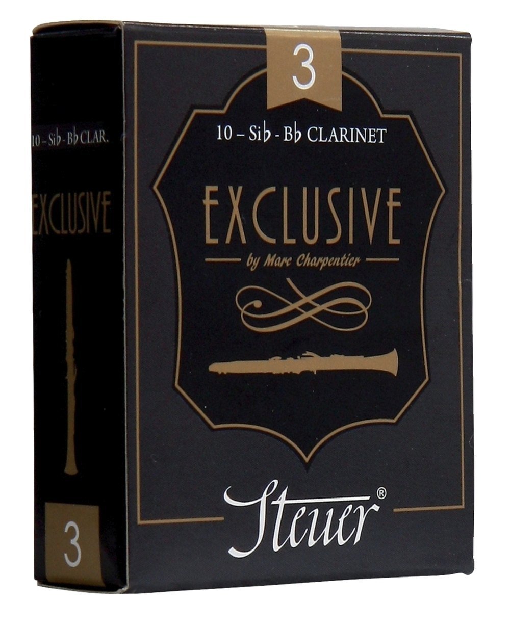 Steuer Blatt BB-Klarinette Exclusiv 10er Packung Gr. 3 1/2 3,5 Bb-Klarinette Exclusiv, 3,5 Bb-Klarin