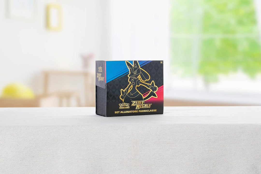 Pokémon Zenit Erweiterungs-Trainer-Set (10 Erweiterungshüllen und Zubehör), italienische Edition