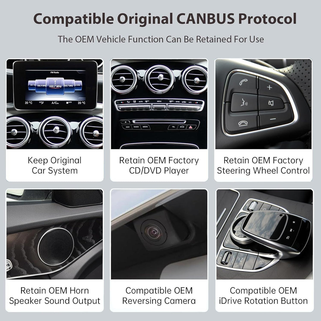 Drahtlos Carplay/Android Auto 12.3'' Multimedia Radio Linux Touchscreen für Mercedes Benz NTG5.0 GLA