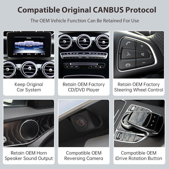 Drahtlos Carplay/Android Auto 12.3'' Multimedia Radio Linux Touchscreen für Mercedes Benz NTG5.0 GLA