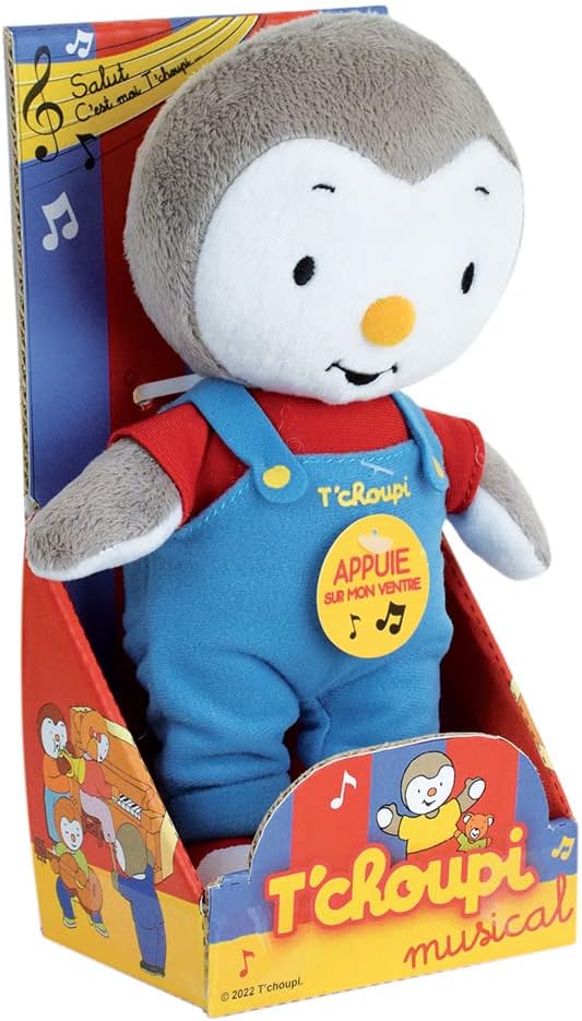 Jemini Peluche T'Choupi Musical 20cm - 3298060228565