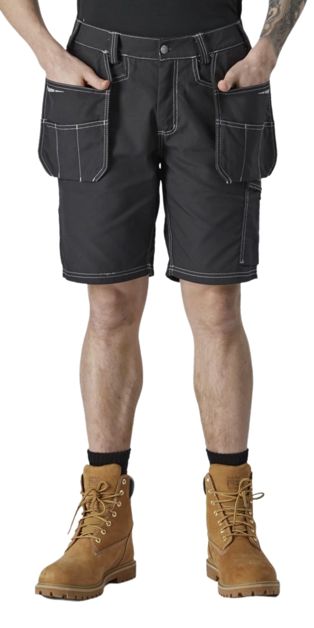 Dickies Herren Eisenhower Extreme Arbeits-Shorts 30W Schwarz, 30W Schwarz