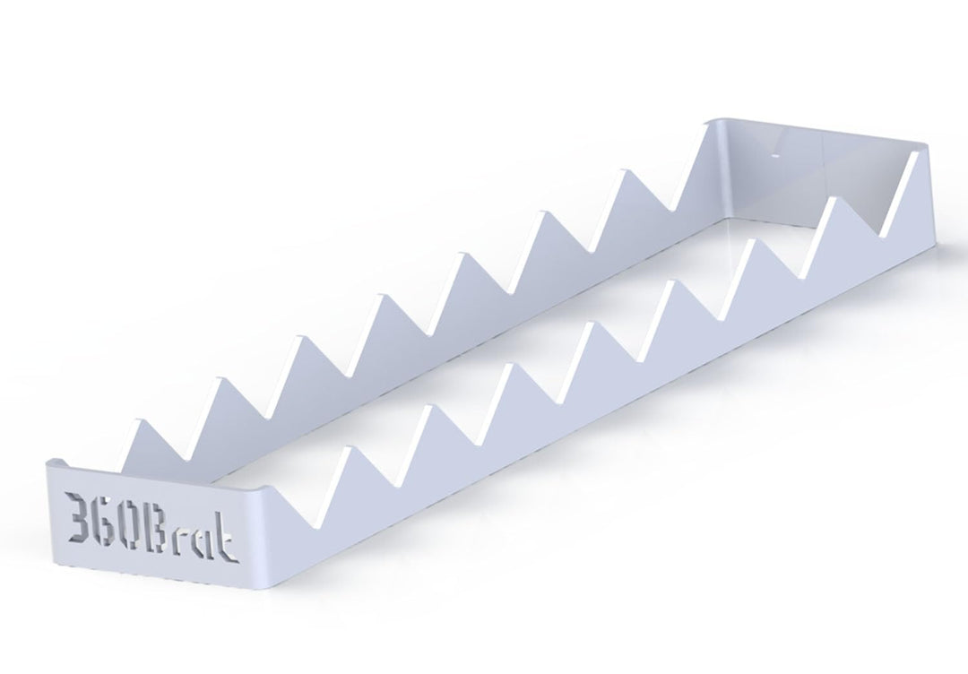 360Brat 8er Halterung Bräter 8.9 Bratwursthalter Edelstahl 3mm BBQ Gestell für 8 Würste