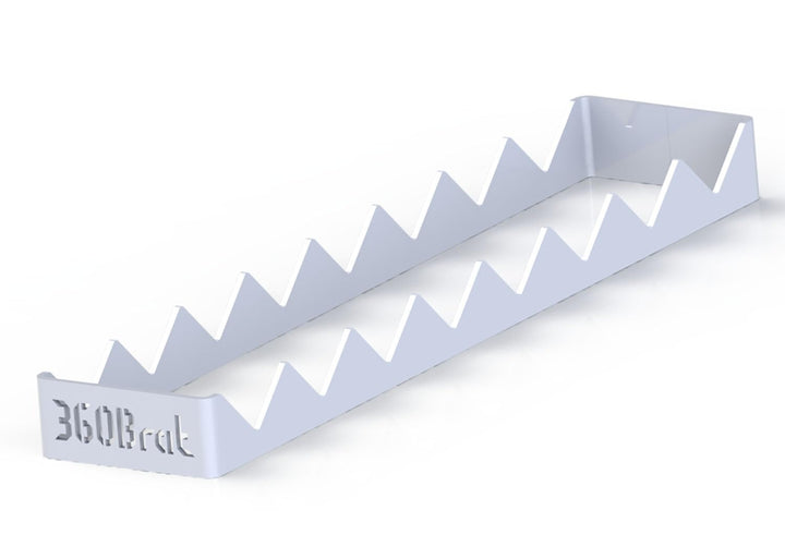 360Brat 8er Halterung Bräter 8.9 Bratwursthalter Edelstahl 3mm BBQ Gestell für 8 Würste