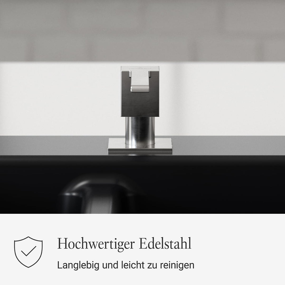 Villeroy &amp; Boch Zubehör | Seifenspender | Edelstahl massiv | 923630LC, 250 ml 250 ml Edelstahl Massi
