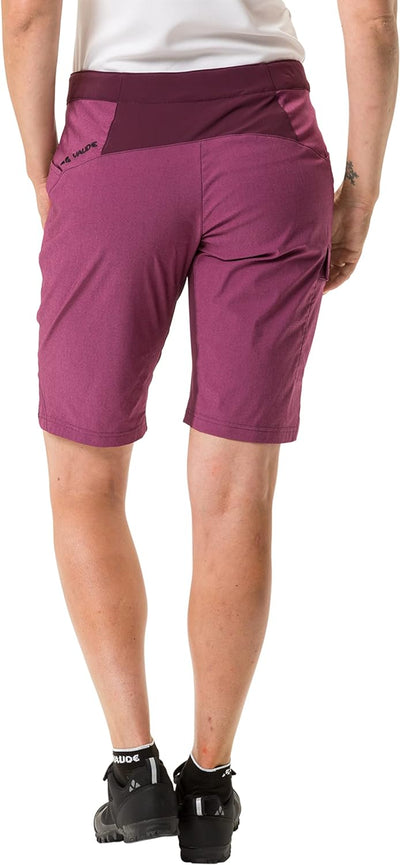 VAUDE Women's Tremalzo Shorts II - Bike Shorts für Damen - inklusive Innenhose mit Sitzpolster - atm