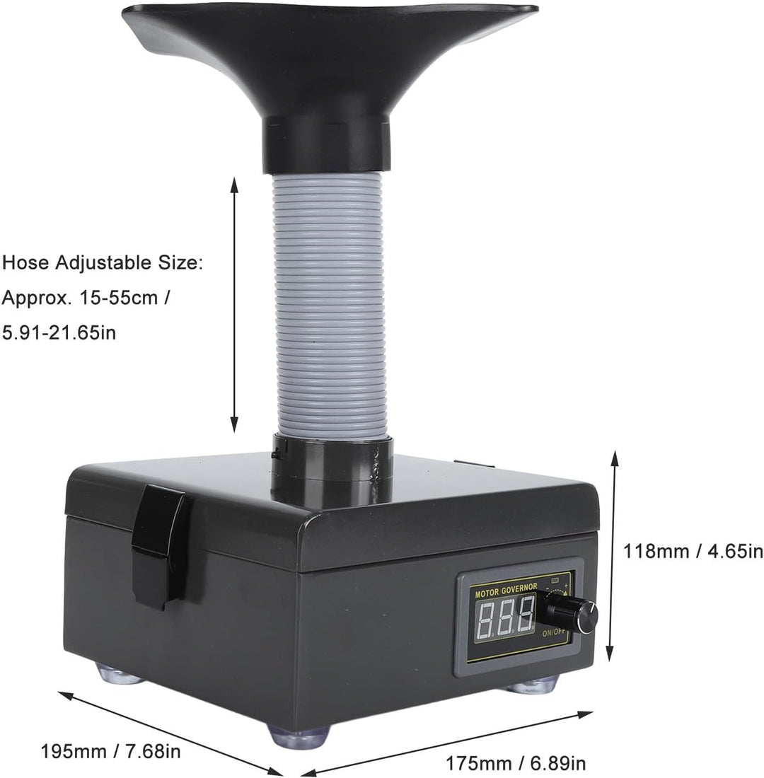 Lötrauchabsauger, 3-Stufiges Filtersystem mit Leistungsstarker 150-W-Absaugung und 7000 U/Min-Filtra