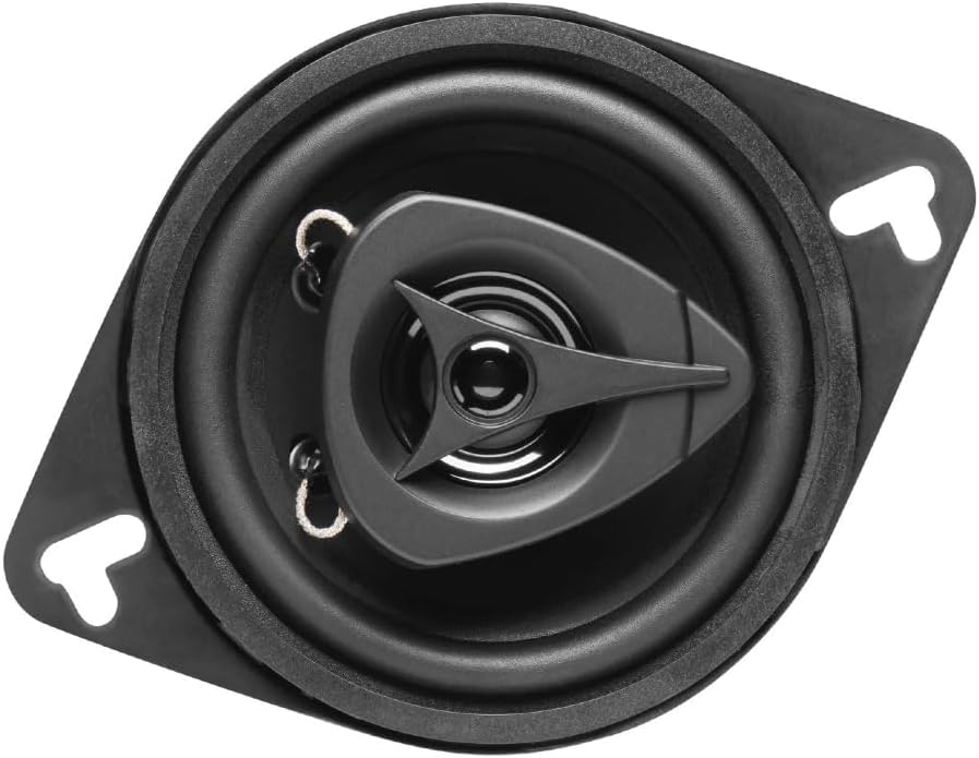 KIT Set FÜR BOSS Audio Systems CH3220B 2 Schwarze 2-Wege-Koaxiallautsprecher 8,9 cm 89 mm 3,5" Durch