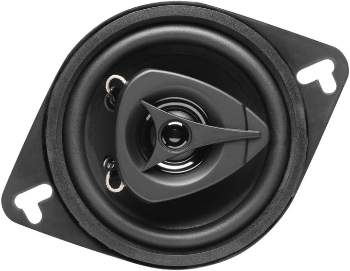 KIT Set FÜR BOSS Audio Systems CH3220B 2 Schwarze 2-Wege-Koaxiallautsprecher 8,9 cm 89 mm 3,5" Durch