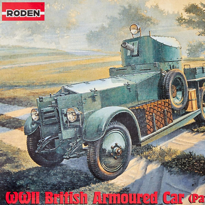 Roden 801 Modellbausatz WWII British Armoured Car Pattern 1920 Mk.I