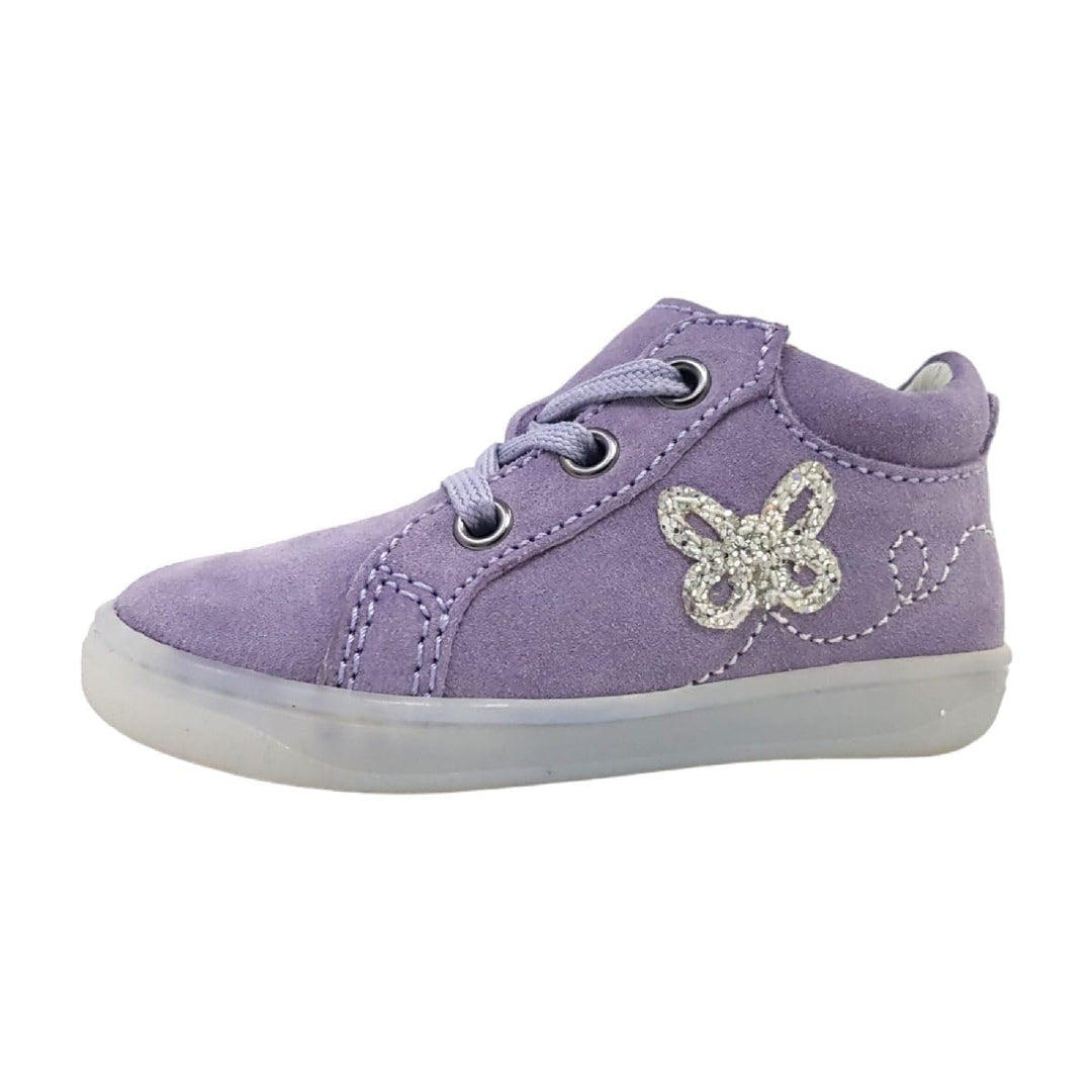 Richter Kinderschuhe Baby-Mädchen Dash Mini Lauflernschuh 20 EU Weit Flieder Silver, 20 EU Weit Flie