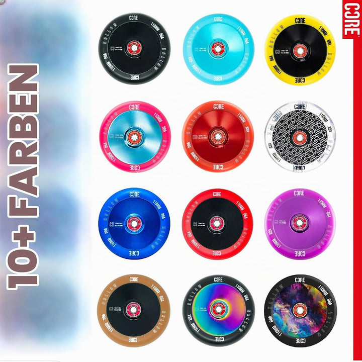 CORE Hollow V2 Stunt-Scooter Rolle 110mm Rosa /Blau, Rosa /Blau