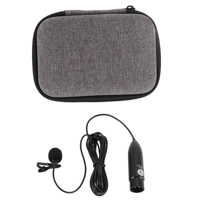 Lavalier Microfon Professional 48 V Phantom Power Omni Directional Rauschen Reduktion Clip auf Rever