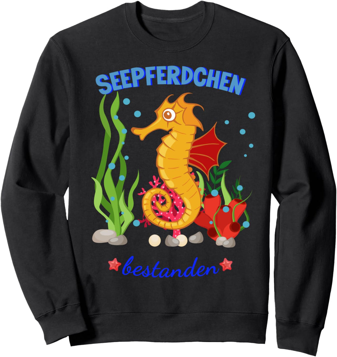 Seepferdchen bestanden Schwimmabzeichen Sweatshirt
