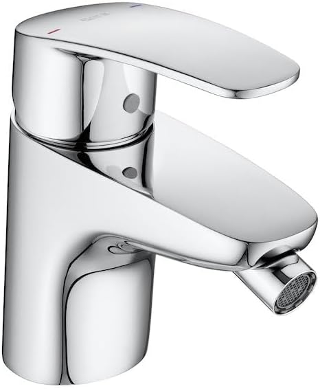 Einhebelmischer für Bidet mit versenkbarer Kette von Roca A5A6198C00