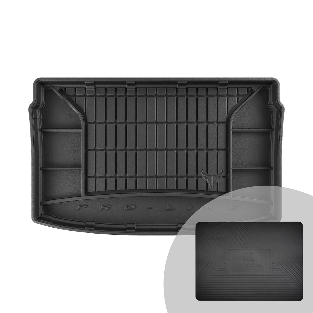 FROGUM ProLine 3D Gummimatte Exklusive Auto Kofferraummatte Kofferraumwanne für Volkswagen Polo VI a