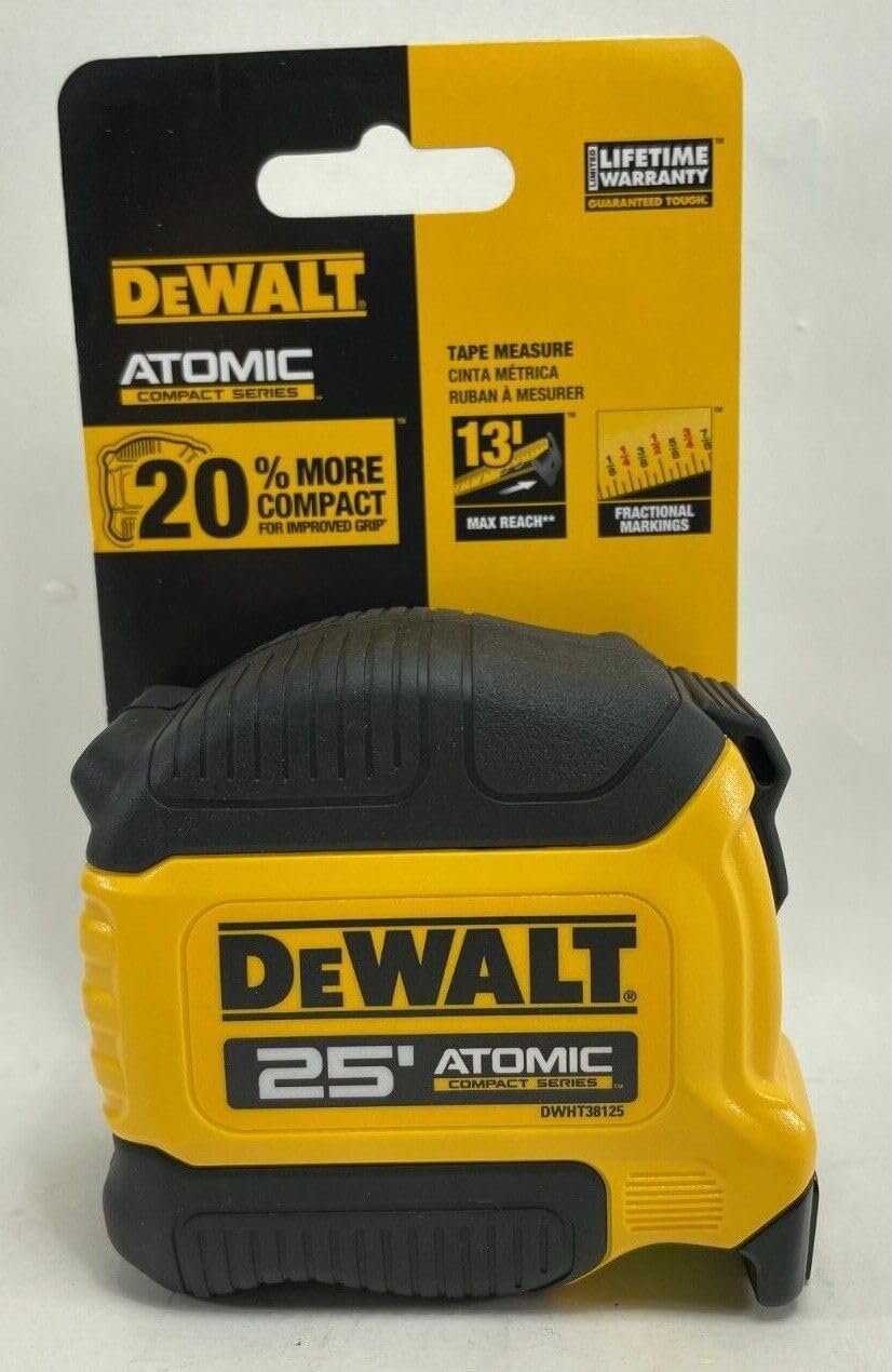 Dewalt Atomic Compact Series Massband, 63 cm, Maßband
