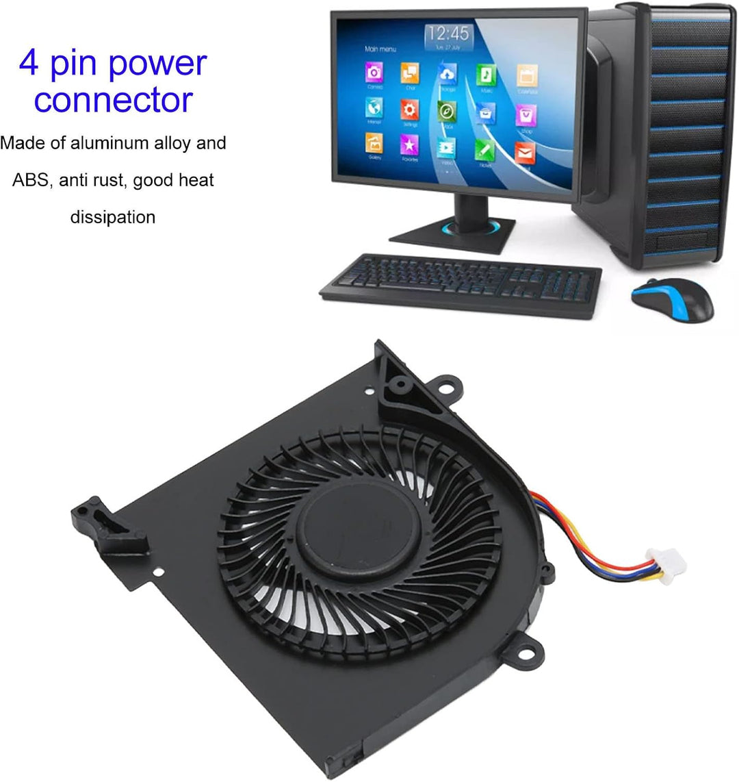 ASHATA CPU GPU Lüfter für MSI Gs65 MS 16Q2 für 16q2 CPU CW für 16q2 GPU CW, Laptop GPU Lüfter Ersatz
