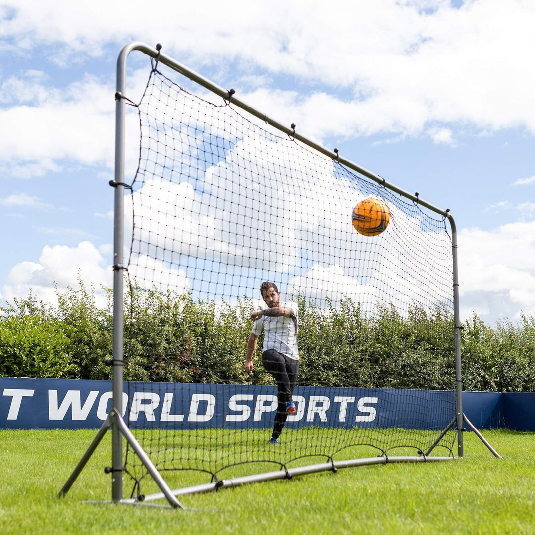 FORZA Fussball Rebound Mauer – doppelseitiger Fussball Rebounder – Zwei Grössen erhältlich (3,7m x 1