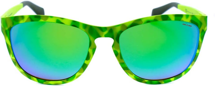 Italia Independent Unisex-Erwachsene 0111-037-000 Sonnenbrille, Grün (Verde), 55.0