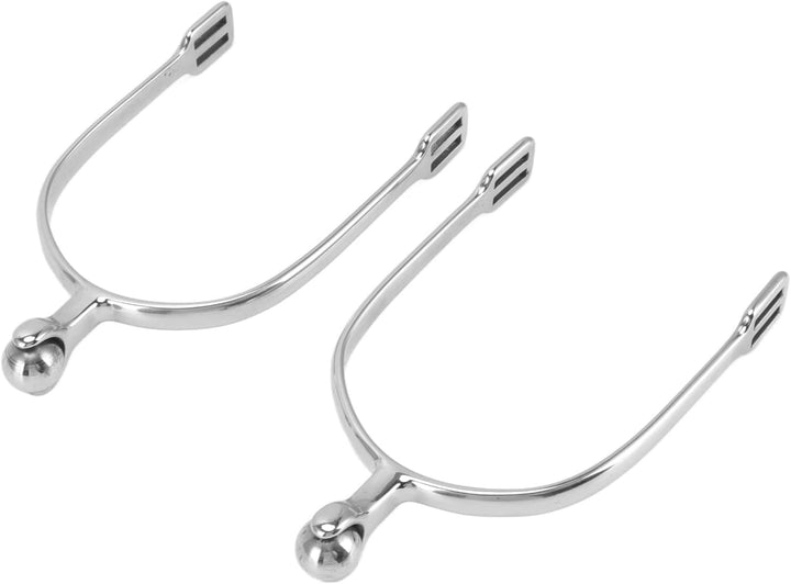 Natudeco 1 Paar Reitsporen Cowboy-Sporne aus Edelstahl, Roping-Pferdesporen, Pferdestiefel-Sporen Pf