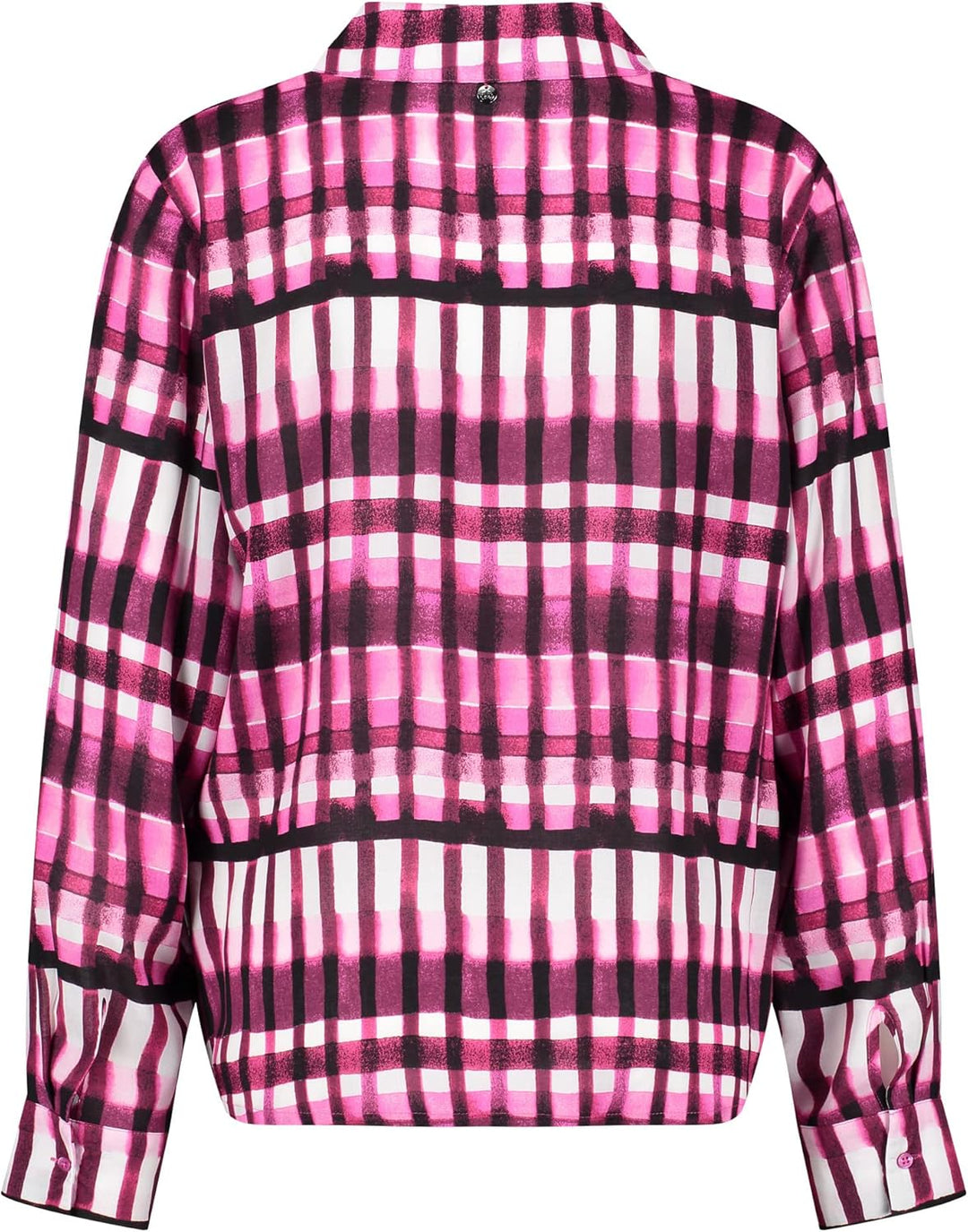 Gerry Weber Damen Bluse 44 Lila/Pink/Ecru/Weiss Druck, 44 Lila/Pink/Ecru/Weiss Druck
