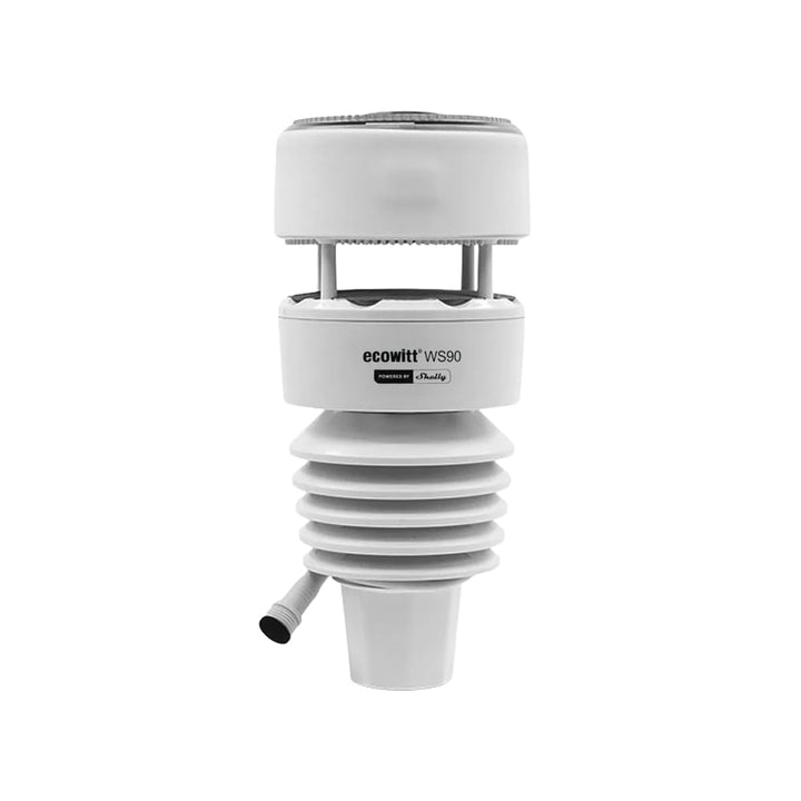 Ecowitt WS90 Powered by Shelly - Bluetooth & Zigbee 7-in-1 Smart Wetterstation, Smarte Bewässerung &
