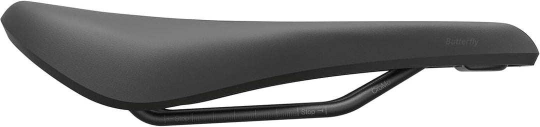 Terry Fahrradsattel Butterfly Exera Women, in der Farbe Schwarz, Polsterung: Comfort Foam, Sitzbreit