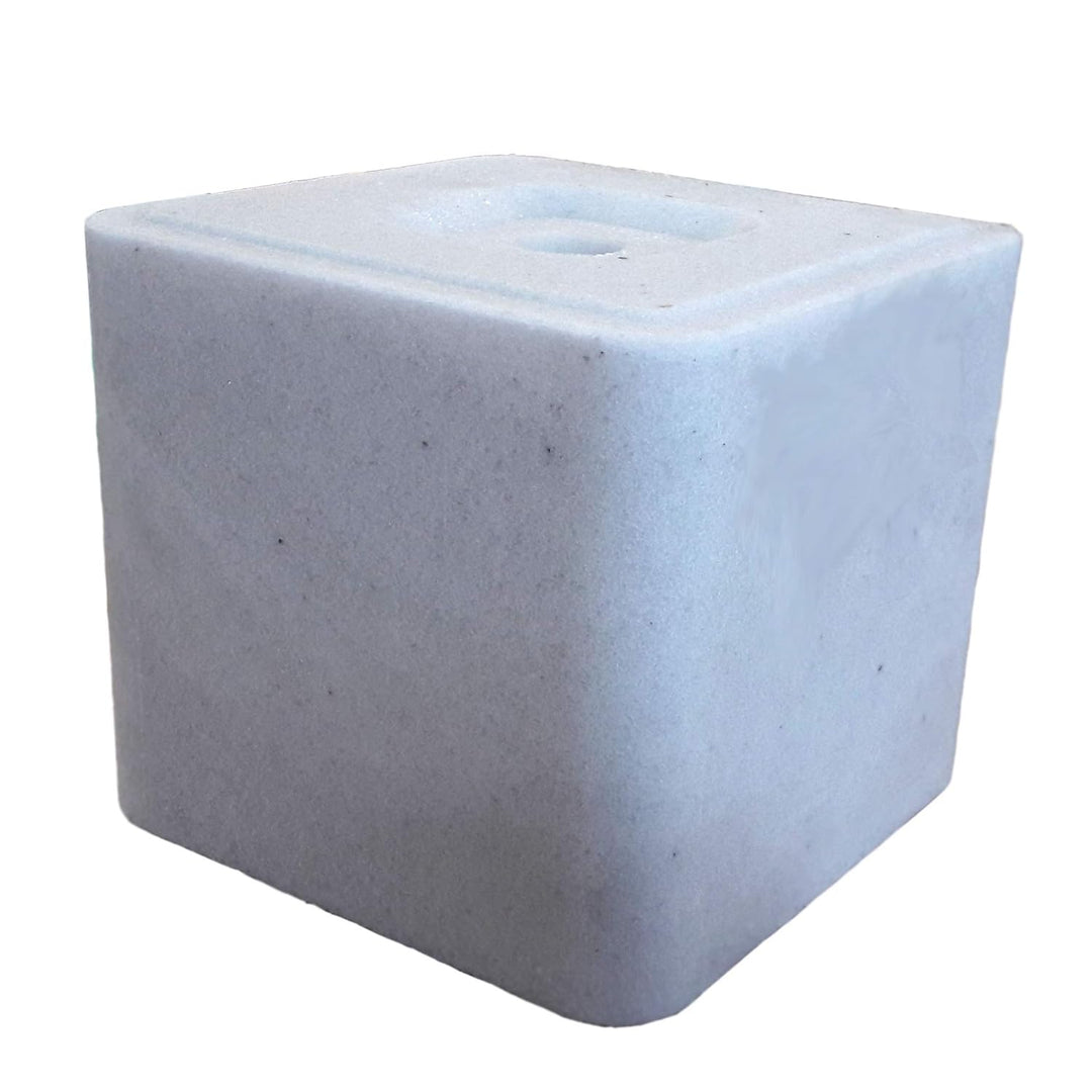LanDixx Salzleckstein ohne Cu 4 x 10 kg Leckstein 40 kg Leckmasse Mineralleckstein