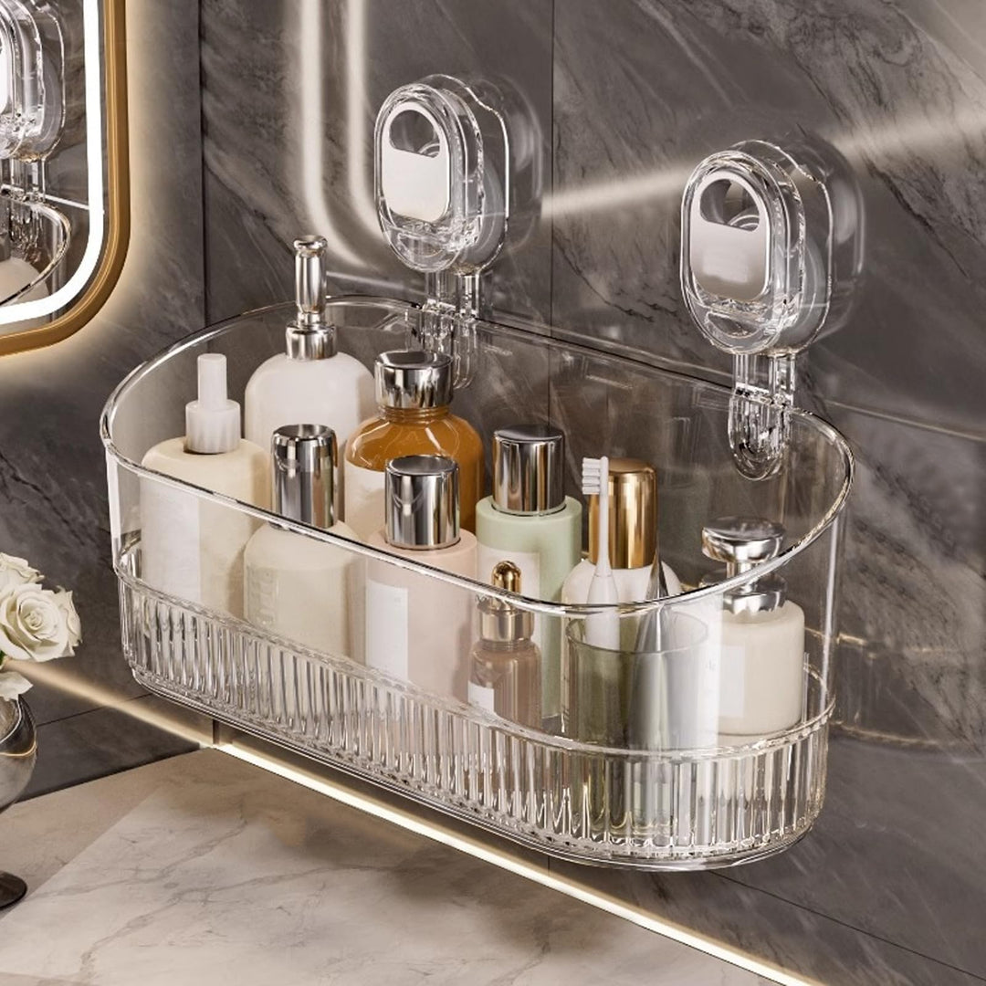 Duschablage Ohne Bohren, Bad Regal Hängend, Badezimmer Organizer, Wandregal, Aufbewahrungsregal, Dus