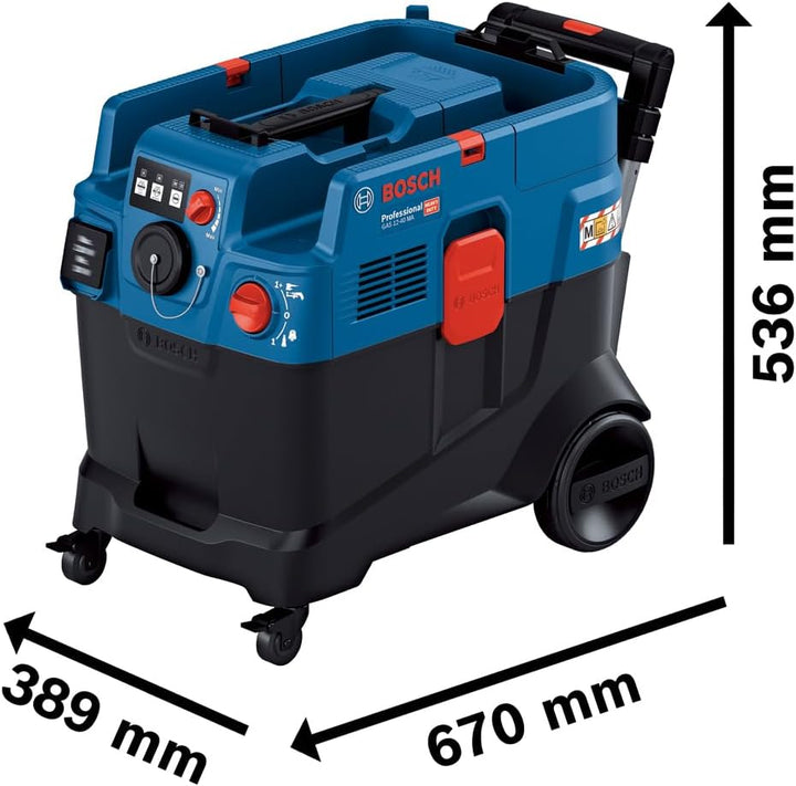 Bosch Professional Allessauger GAS 12-40 MA (1200 W, automatische Filterreinigung (AFC), inkl. Haupt