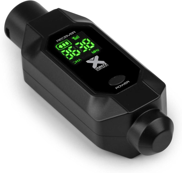 Power Dynamics WAT200R – XLR Funk Empfänger für Mikrofon Kabellos, 70m Reichweite, Wireless Funk Mik