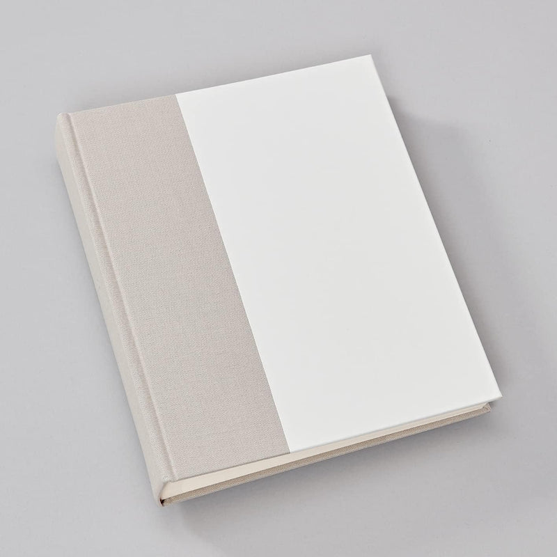 Semikolon 368743 Foto-Album Medium Natural Affair – 21,1x25,5 cm, 80 Seiten cremeweiss, für 160 Foto
