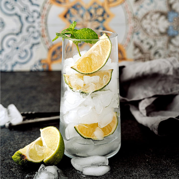 KIAPPO Set mit 24 Gläsern Avant-Grande mit Fassungsvermögen 540 ml hohe Gläser für Wasser und kalte