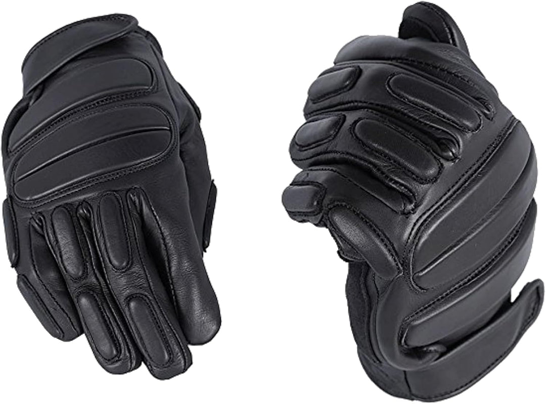 TacFirst Einsatzhandschuhe SEK 1 H006, 360° schnitthemmende Polizei, Security Handschuhe 3XL Schwarz