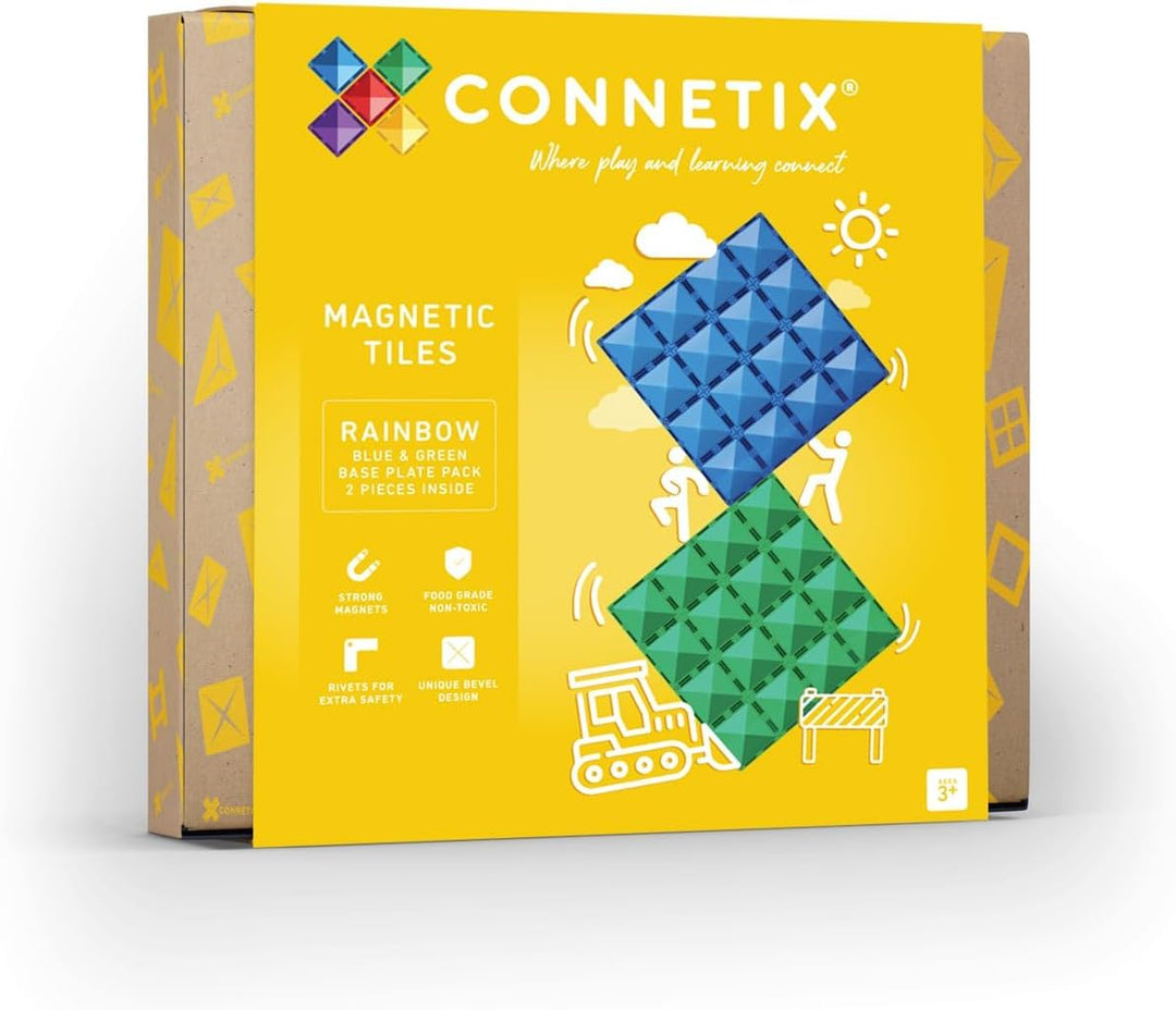 Connetix Regenbogen-Bodenplatte, 2 Stück