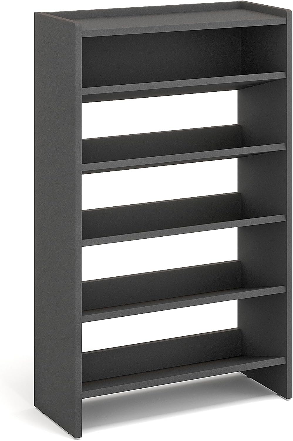 KOMTO Schuhregal Schmal - Schuhablage Flur mit 5 Ebenen Offener Schuhschrank Schuh Organizer Platzsp