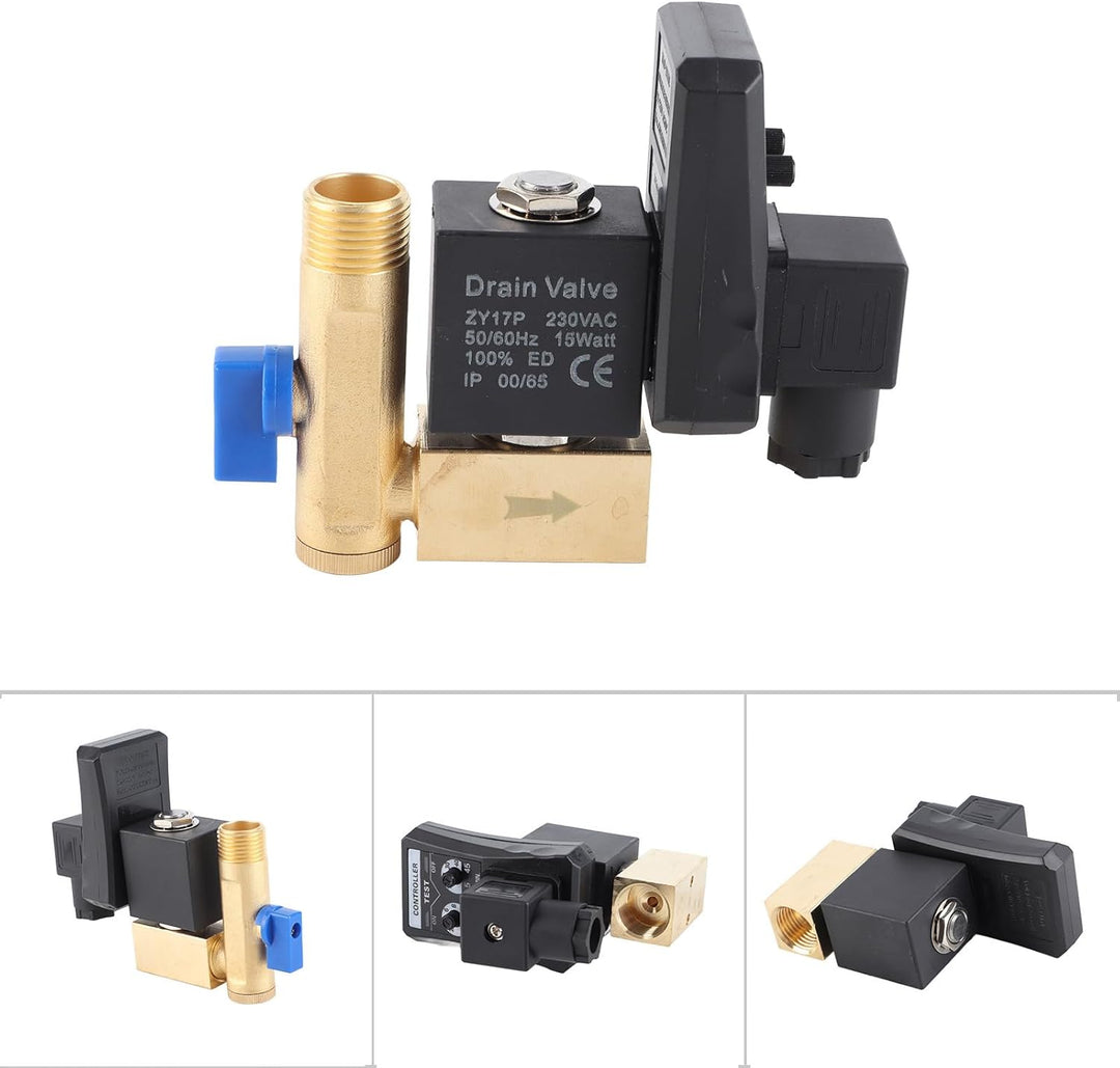 Automatisches Ablassventil Pneumatische Regelventile G1 / 2 DN15 elektronisches zeitgesteuertes Abla